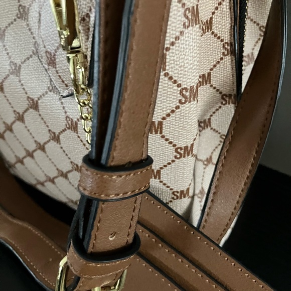 Steve Madden Cream and Brown Satchel - Picture 11 of 16